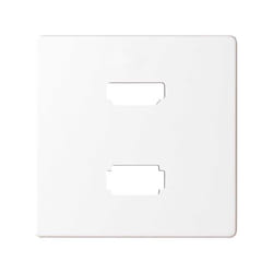 Simon 8201095-030 Plaque de commutation et obturateur Blanc