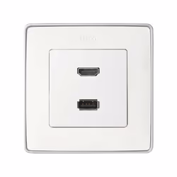 Simon 8201095-030 Plaque de commutation et obturateur Blanc