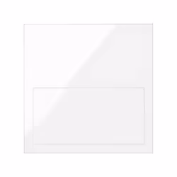 Simon 10000800-130 Plaque de commutation et obturateur Blanc