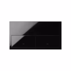 Simon 10001620-138 Plaque de commutation et obturateur Noir