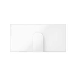 Simon 10000051-130 Plaque de commutation et obturateur Blanc