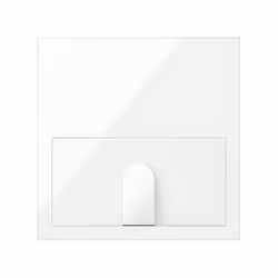Simon 10000051-130 Plaque de commutation et obturateur Blanc
