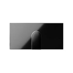 Simon 10000051-138 Plaque de commutation et obturateur Noir