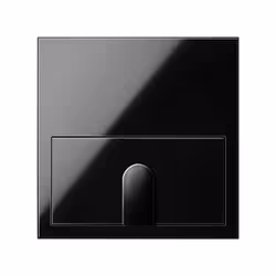 Simon 10000051-138 Plaque de commutation et obturateur Noir