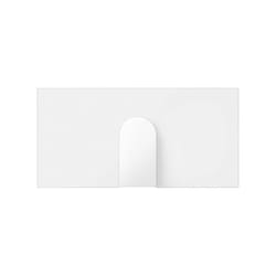 Simon 10000051-230 Plaque de commutation et obturateur Blanc