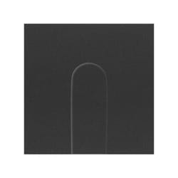 Simon 10002051-238 Plaque de commutation et obturateur Noir