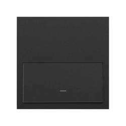 Simon 10020101-238 Plaque de commutation et obturateur Noir