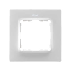 Simon 8200617-090 Plaque de commutation et obturateur Blanc