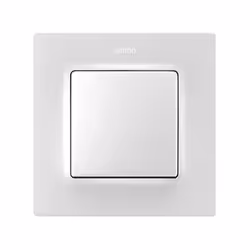 Simon 8200617-090 Plaque de commutation et obturateur Blanc