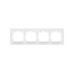 Simon 8200647-090 Plaque de commutation et obturateur Blanc