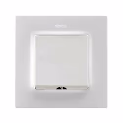 Simon 8200051-090 Plaque de commutation et obturateur Blanc