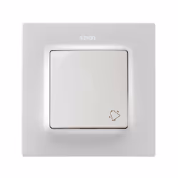 Simon 8200017-090 Plaque de commutation et obturateur Blanc