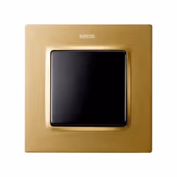 Simon 8200617-095 Plaque de commutation et obturateur Or