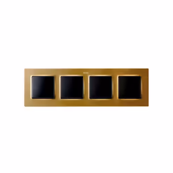 Simon 8200647-095 Plaque de commutation et obturateur Or