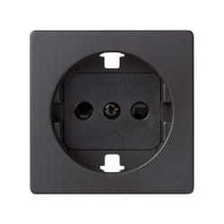 Simon 8200041-098 Plaque de commutation et obturateur Noir