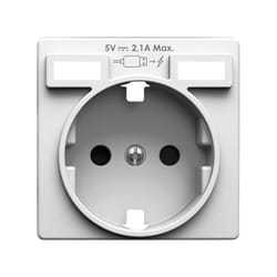 Simon 8200049-090 Plaque de commutation et obturateur Blanc