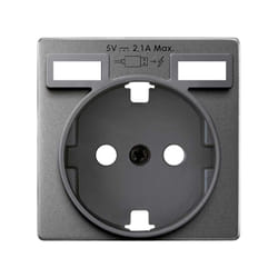 Simon 8200049-096 Plaque de commutation et obturateur Titane