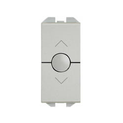 SIMON 270 Interrupteur de volet à 3 positions et module étroit en aluminium 20001333-093
