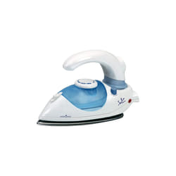 JATA PL357N Fer à repasse à sec Semelle en acier inoxydable 800 W Bleu, Blanc