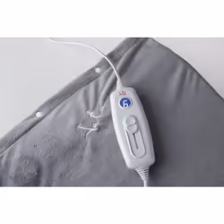 JATA CT10 couverture et coussin chauffant Couverture chauffante 100 W Gris Tissu
