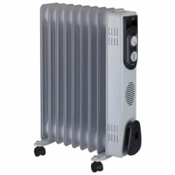 JATA R109 Intérieure Gris 2000 W Chauffage électrique à bain d’huile