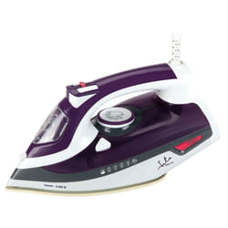 JATA PL221C fer à repasser Fer à vapeur Semelle céramique Ultraglide 2400 W Gris, Violet, Blanc