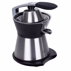 JATA EX611, Presse-agrumes, Noir, Acier inoxydable, Silicone, Acier inoxydable, Acier inoxydable, 160 W, 230 V