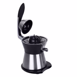 JATA EX611 presse-agrumes 160 W Noir, Acier inoxydable