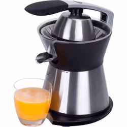 JATA EX611 presse-agrumes 160 W Noir, Acier inoxydable