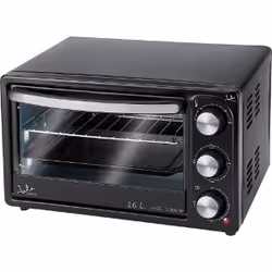 JATA HN916, 16 L, Noir, Acier inoxydable, Pose libre, Rotatif, 60 min, Verre, Acier inoxydable