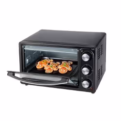 JATA HN916 16 L 1200 W Noir, Acier inoxydable Grill