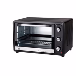 JATA HN945, Moyenne, Four électrique, 45 L, 45 L, Intégré, Noir, Argent