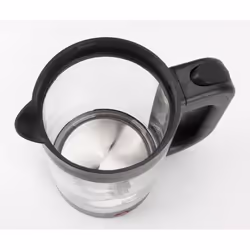 JATA HA702 bouilloire 1,2 L 1500 W Noir, Transparent