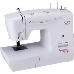JATA MC744, Blanc, Machine à coudre automatique, coudre, Étape 4, Rotatif, Electrique