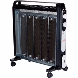 JATA RD227N, Intérieure, Sol, Noir, Rotatif, 2000 W, 1200 W