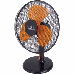 JATA VM3021, Ventilateur à lame domestique, Noir, Orange, Table, 56 dB, Boutons, Secteur
