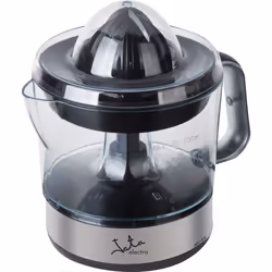 JATA EX421, Presse-agrumes, Noir, Acier inoxydable, Transparent, 0,7 L, Acier inoxydable, 40 W, 230 V