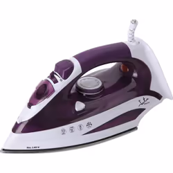 JATA PL225, Fer à vapeur, Semelle en acier inoxydable, Violet, Blanc, 25 g/min, Intégré, 2400 W