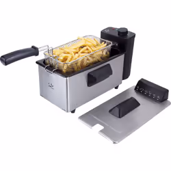 JATA FR678 Unique 3,2 L Autonome 2000 W Friteuse Acier inoxydable