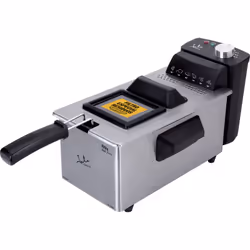 JATA FR680 friteuse Unique 3,2 L Autonome 2000 W Noir, Acier inoxydable