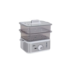 JATA CV623 cuiseur vapeur 2 Nombre de paniers Comptoir 800 W Gris, Transparent