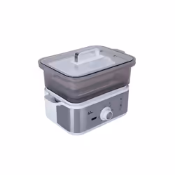 JATA CV623 cuiseur vapeur 2 Nombre de paniers Comptoir 800 W Gris, Transparent