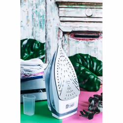JATA PL1058C fer à repasser Fer à vapeur Semelle en céramique 3000 W Gris, Blanc - Vue supplémentaire 8