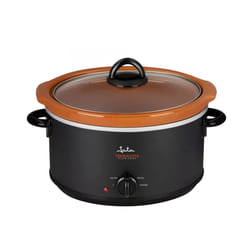 JATA JEOL2135 mijoteuse 3,5 L 180 W Noir, Terre cuite
