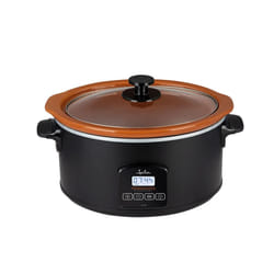 JATA JEOL2145 mijoteuse 5 L 210 W Noir, Terre cuite