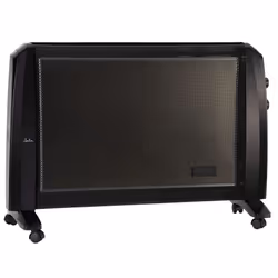 JATA JCRC2120, Chauffage électrique à convecteur, Mica, Intérieure, Sol, Noir, Rotatif