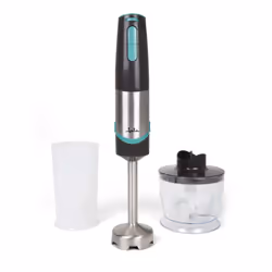 JATA JEBT1790, Mélangeur par immersion, 800 W, Noir, Bleu, Acier inoxydable