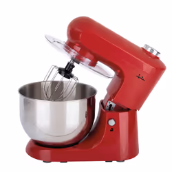 JATA JEMA1502, Robot mixer, Rouge, Acier inoxydable, Mélange, 5 L, Boutons, Rotatif, Acier inoxydable