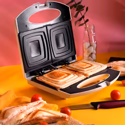 JATA JESW1232 gaufrier et appareil à croque-monsieur 750 W Blanc - Vue supplémentaire 4