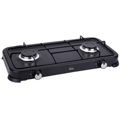 JATA JECG2702 plaque Noir Comptoir Gaz 2 zone(s)